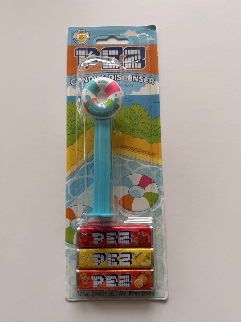 Pez Limited Edition Summertime 2026 Dispenser New